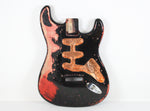 Vintage Fender MJT Stratocaster 1962 AVRI 62' Reissue ~Heavy Relic~ Black Body USA Strat
