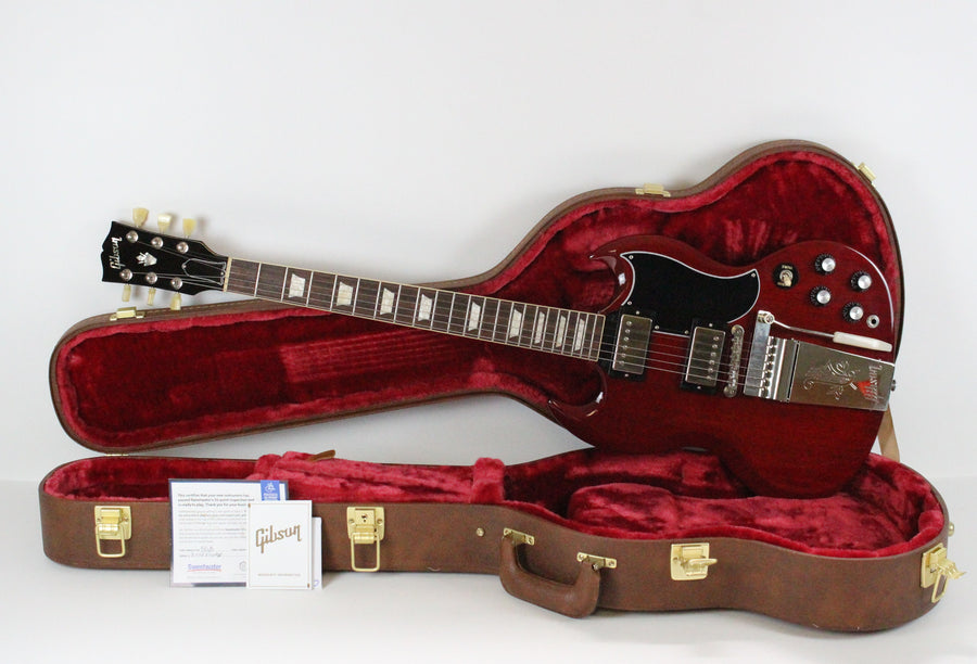 Gibson SG Standard '61 Maestro Vibrola 1961 Reissue Vintage Cherry Red +OHSC USA