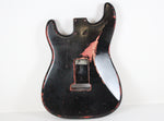 Vintage Fender MJT Stratocaster 1962 AVRI 62' Reissue ~Heavy Relic~ Black Body USA Strat