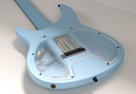 Aristides 070R 7-String One-Piece Arium Body/Neck Light Blue Raw Richlite Black Fretboard USA