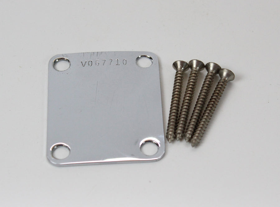 1993 Fender AVRI '62 Stratocaster Neck Plate w/Original Screws 1990s USA